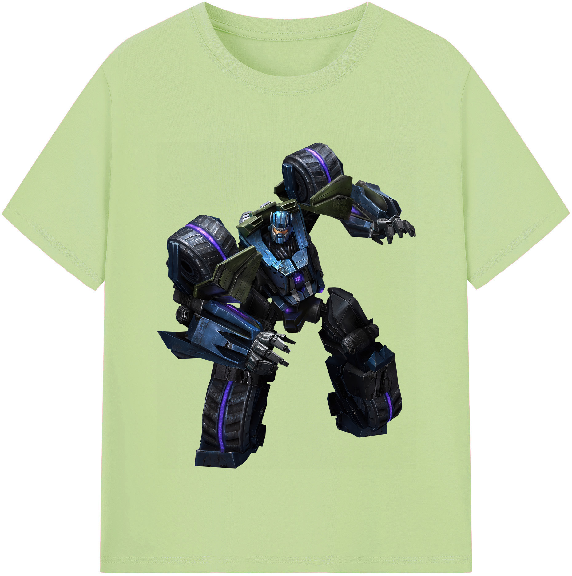 （画像用） Transformers トランスフォーマー 綿100％半袖Tシャツ（フロントプリント）